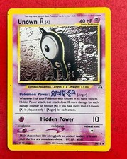 Lotto Carte Pokemon Unown Holo Neo Discovery 14/75 Bellissimo