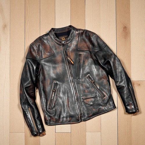 Giacca pelle uomo - , stand