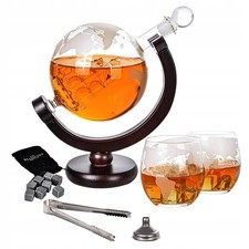 Set Globo Decanter Whisky -