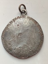 MEDAGLIA SOMNIUM KEPLERO ASTRONOMIA ASTROLOGIA SINISCA ARGENTO 290 ESEMPLARI 