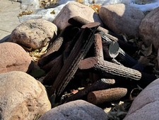 Grande tronco in acciaio ferro