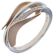 Anello Donna Con 9 Diamanti