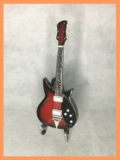 Chitarra in miniatura da collezione miniature modellino Rickenbacker Beatles