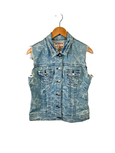 Giacca gilet denim - , true