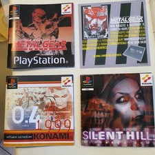 MANUALE METAL GEAR SOLID PS1 ITA E Flyer ⚠️ ATTENZIONE ⚠️ REPRO ALTA QUALITÀ