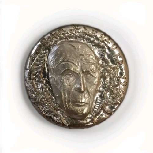 Medaglia konrad adenauer - medaglia,