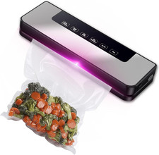 Macchina per Sottovuoto 5 in 1, Saldatrice Sottovuoto Con 10 Sacchetti Sottovuot