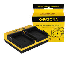 Caricabatteria USB dual per