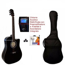 Chitarra Acustica Nera