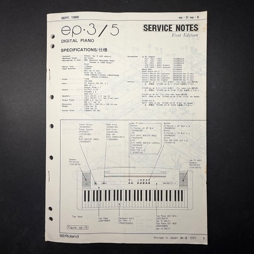 Vintage roland 5 - vintage, ep-3/5