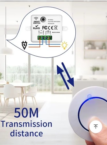 Interruttore luce wireless - interruttore, rf