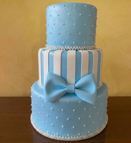 Torta scenografica celeste - scenografica,