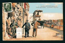 c.ill. GRIMALDI DI VENTIMIGLIA PONTE SAN LUIGI FRONTIERA ITALIANA   del 1935  af