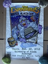 The Expendables Winter Blackout Tour Poster 2/23/12 Anchorage Alaska SUPER RARE