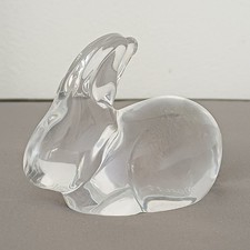 FIGURA CONIGLIO CRISTALLO FIRMATO DAUM FRANCE