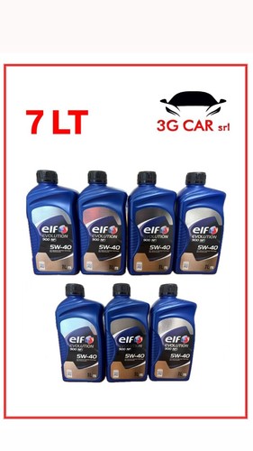 Litri olio motore 5w40 - 7, elf