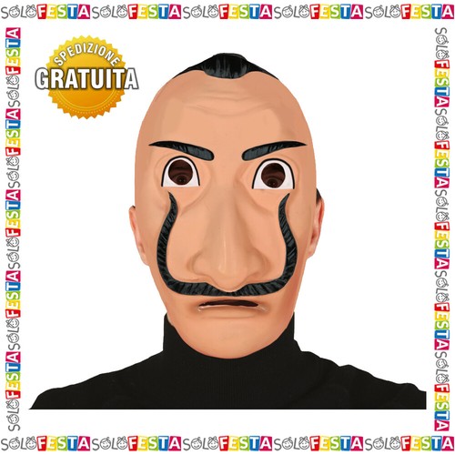 Maschera dali casa carta - la,
