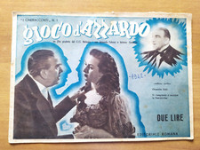 FILM INTROVABILI, CINERACCONTI N. 1  - ED. ROMANA 1942/43 - OTTIMO