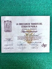 VISTO RILASCIATO A ANTONIO CABRINI ITALIA PER I MONDIALI 1986 WORLD CUP MAGLIA