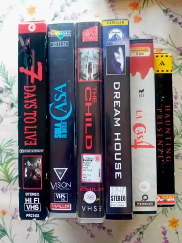 Set videocassette vhs con - di,