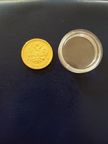 Moneta oro rubli - oro, 5