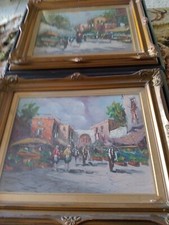 N. 2 Quadri Olio Su Tavola