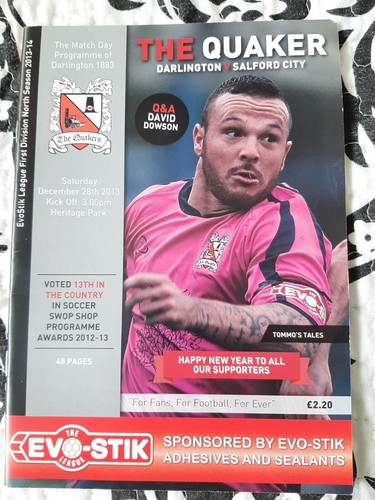 Darlington salford city - city., 28