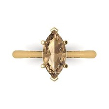 Anello oro solitario diamante