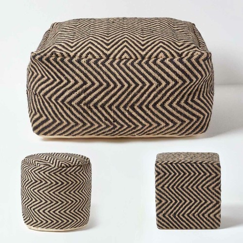 Pouf quadrato grande nero - , e