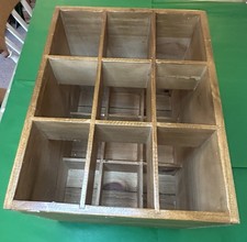 Cassa in legno 9 bottiglie