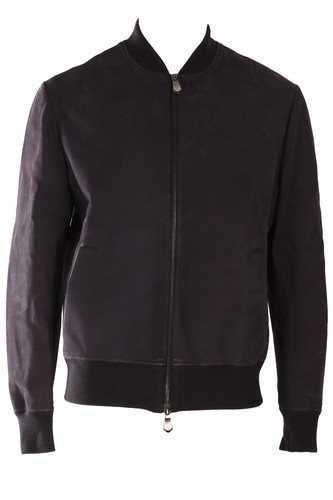 Berluti navy giacca bomber - berluti,