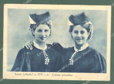 Abruzzi. SCANNO, Aquila. Costume giornaliero. Cartolina d'epoca viaggiata