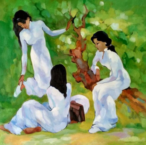 Tre donne vietnamite - ,