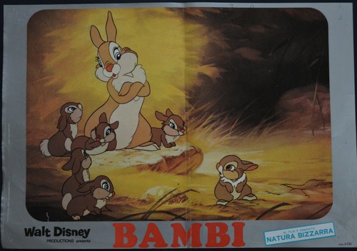 Fotobusta bambi animazione - fotobusta,
