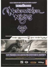 Neverwinter Nights Pubblicità Werbung 2002 Italian Magazine Advertising 30x20 cm