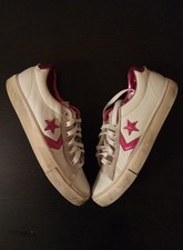 ✨Converse Pro Leather Low 37,5 – Bianco/Fucsia✨