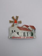 MAGNETE CALAMITA  FRIGO  SOUVENIR FRIDGE MAGNET RESINA  TRAPANI SICILIA