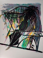 Jacques POLI: Coerenza Astratta - Litografia Originale Firmata