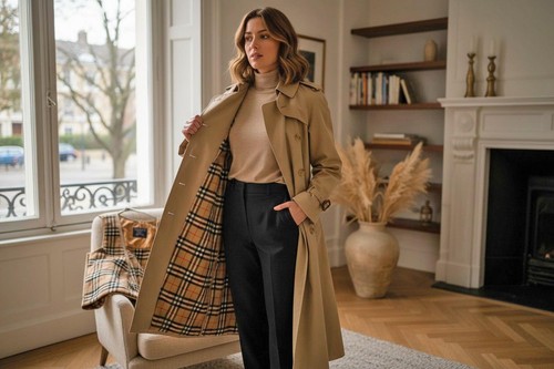 Burberry trench coat gabardine
