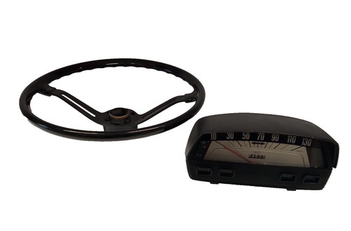 Volante cruscotto conta km - +,