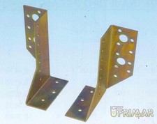 COPPIA STAFFE SUPPORTO ANCORAGGIO PER TRAVI IN LEGNO TIPO REGOLABILE H.mm.120