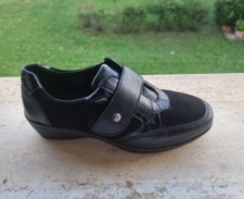 Scarpa Confort Artigianale Donna N.37 Nera Nuova Vera Pelle