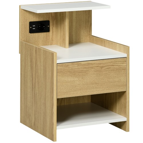 Homcom comodino truciolato - homcom,
