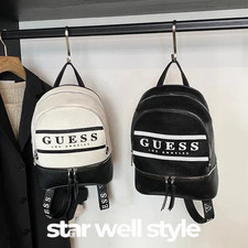 Zaino Donna Guess PU Pelle Moda Casual Elegante Minimal Vintage Borsa Tracolla
