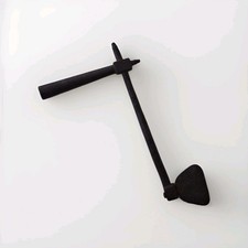 Antica chiave a manovella per orologio a pendolo colonna comtoise 