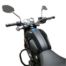 Black Leather Tank Cover for