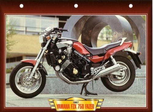 Fiche moto yamaha fzx - yamaha, 750