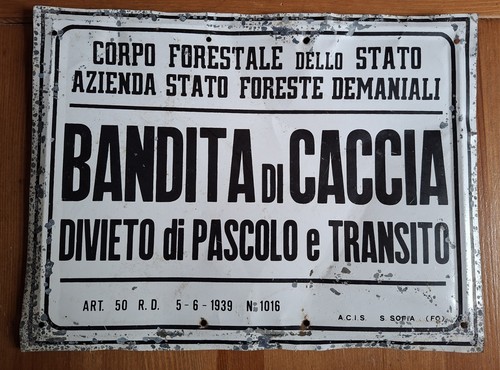 Insegna corpo forestale - insegna,