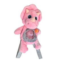 ZAINO PELUCHE CHUPA CHUPS DINOSAURO ROSA VINTAGE Pink Dinosaur Plush Soft Toys