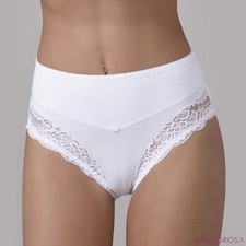 Culotta contenitiva Lovelygirl 1321 in cotone elasticizzato con pizzo